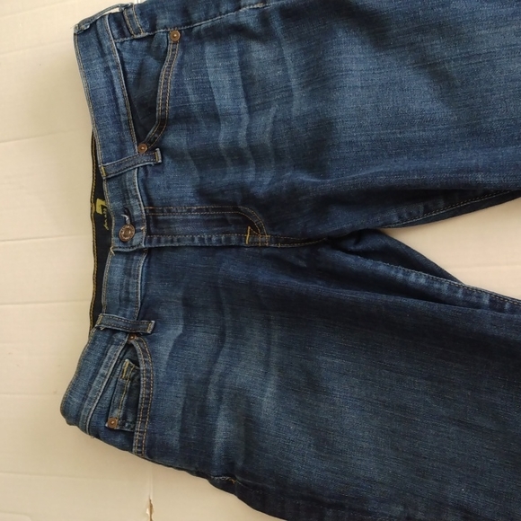 7 For All Mankind Skinny Crop & Roll Jeans - Picture 2 of 14
